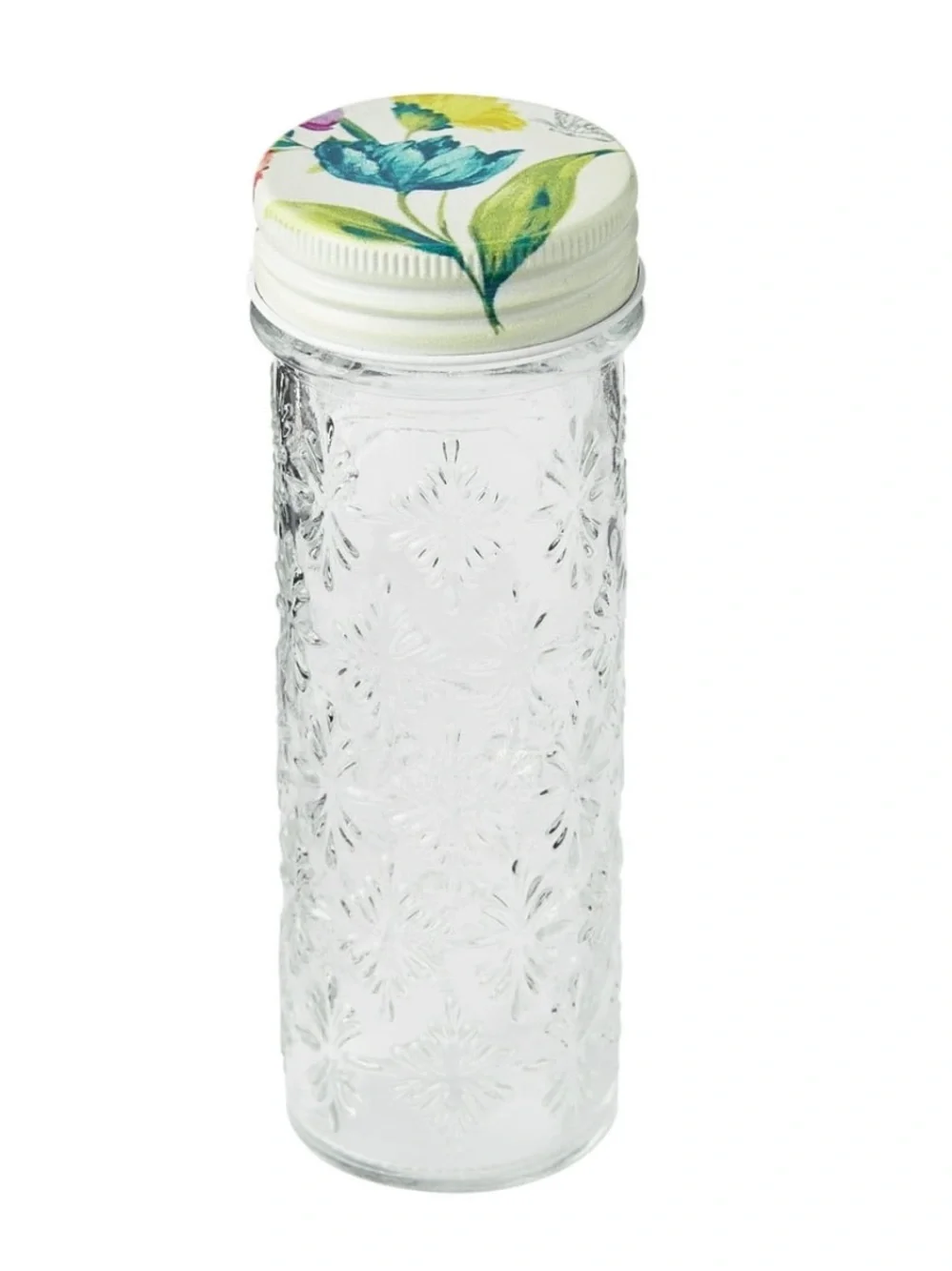The Pioneer Woman Sweet Rose Acacia Wood Spice Rack with Glass Decorative Jars